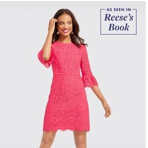 Draper James Lace Bell Sleeve Dress Sz 8 fits true